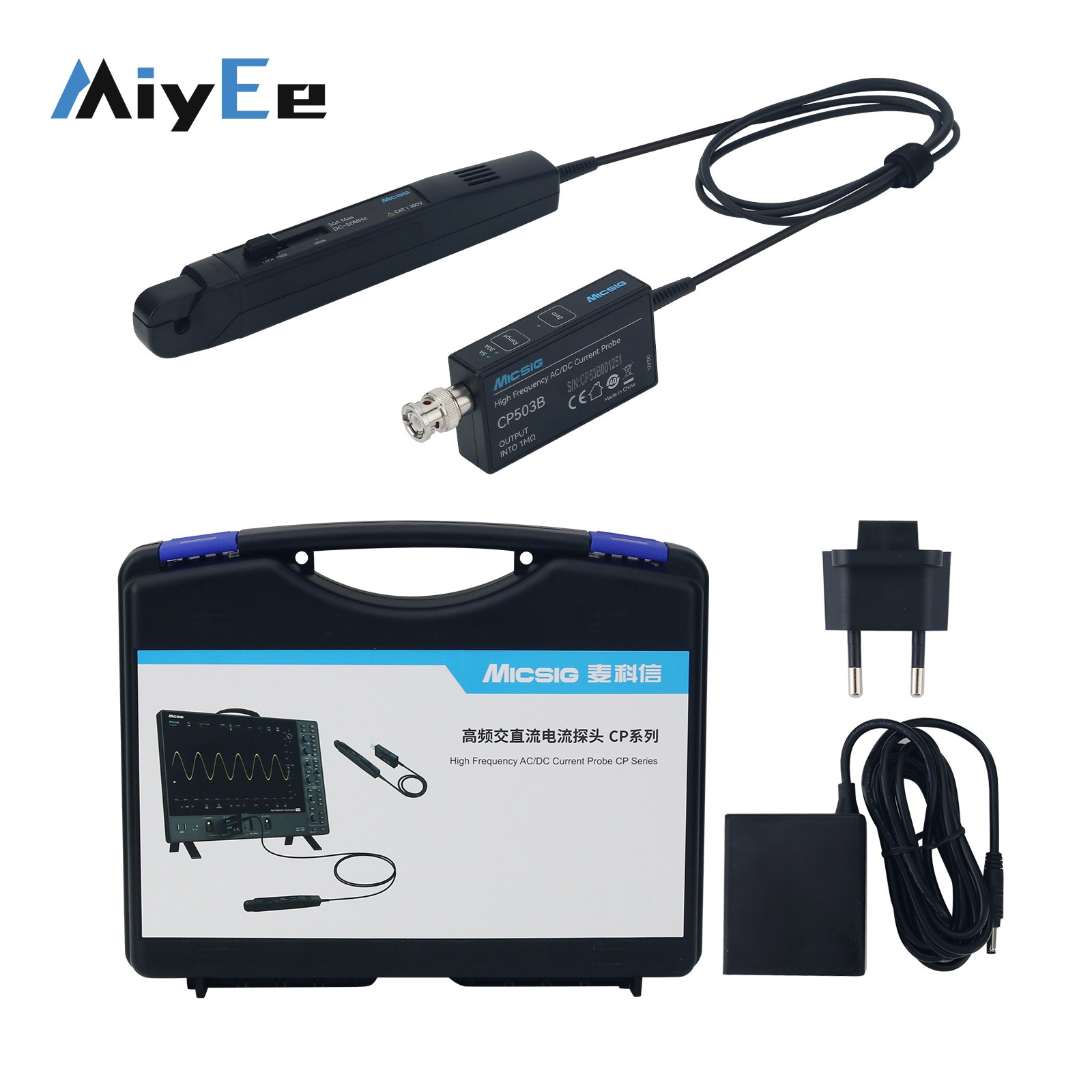 Micsig CP503B 50MHz 5A/30A Dua - Current Probe Ac Dc 50Mhz Oscilloscope review and price