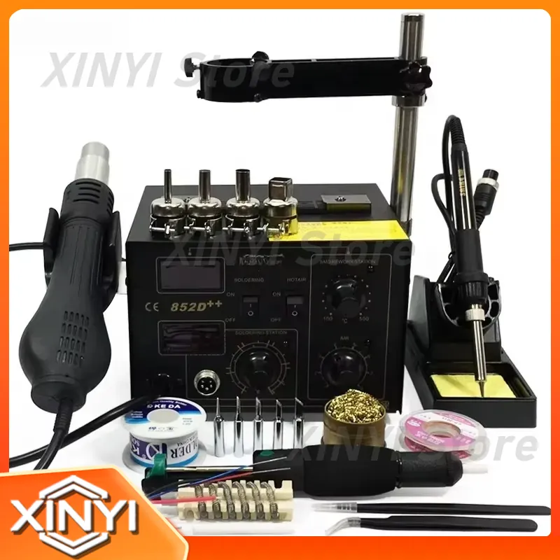 SAIKE 852D++ 2 in 1 SMD Rework - Smd Rework Station Hot Air Soldering 2 In 1 review and price